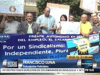 Exigen aumento salarial en el Zulia