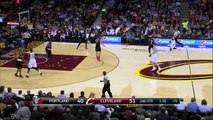 Kyrie Irving Fake and Bake  - Blazers vs Cavaliers - January 28, 2015 - NBA Season 2014-15