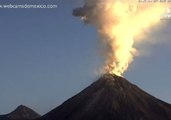 Temperamental Volcán De Colima Erupts Again