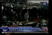 Hospital materno infantil desaparece a causa de explosión