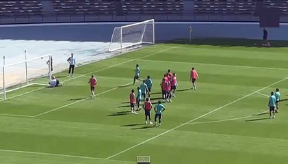 Frank Lampard vs Sergio Aguero Training ground free kicks Manchester City