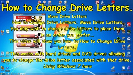 How to Change Drive Letters. Move Drive Letters