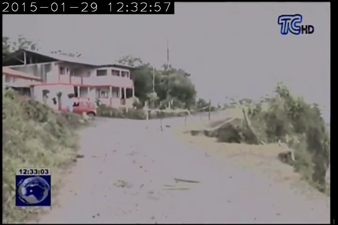 Poblaciones aisladas por fuerte temporal en el Oriente ecuatoriano