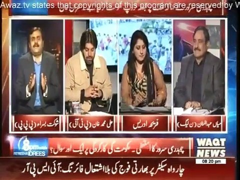 8 PM With Fareeha Idrees - 29th January 2015 On Waqat News