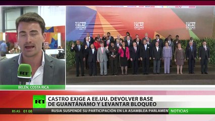 Raúl Castro: "EE.UU. debe devolver Guantánamo y poner fin al bloqueo"
