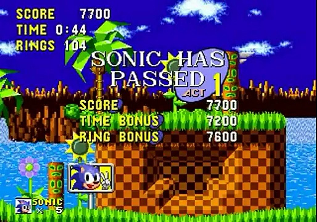 Sonic 1 Alt (Genesis) - Longplay
