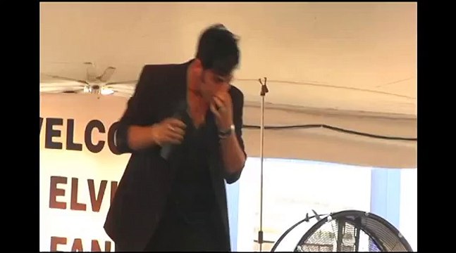 Franz Goovaerts sings Can't Help Falling In Love at Elvis week 2010 video