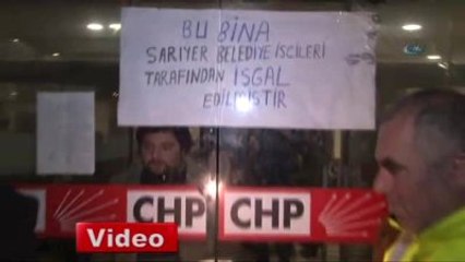İşçiler CHP İl Binasını Bastı