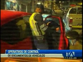 Se realizó operativo de control de tránsito