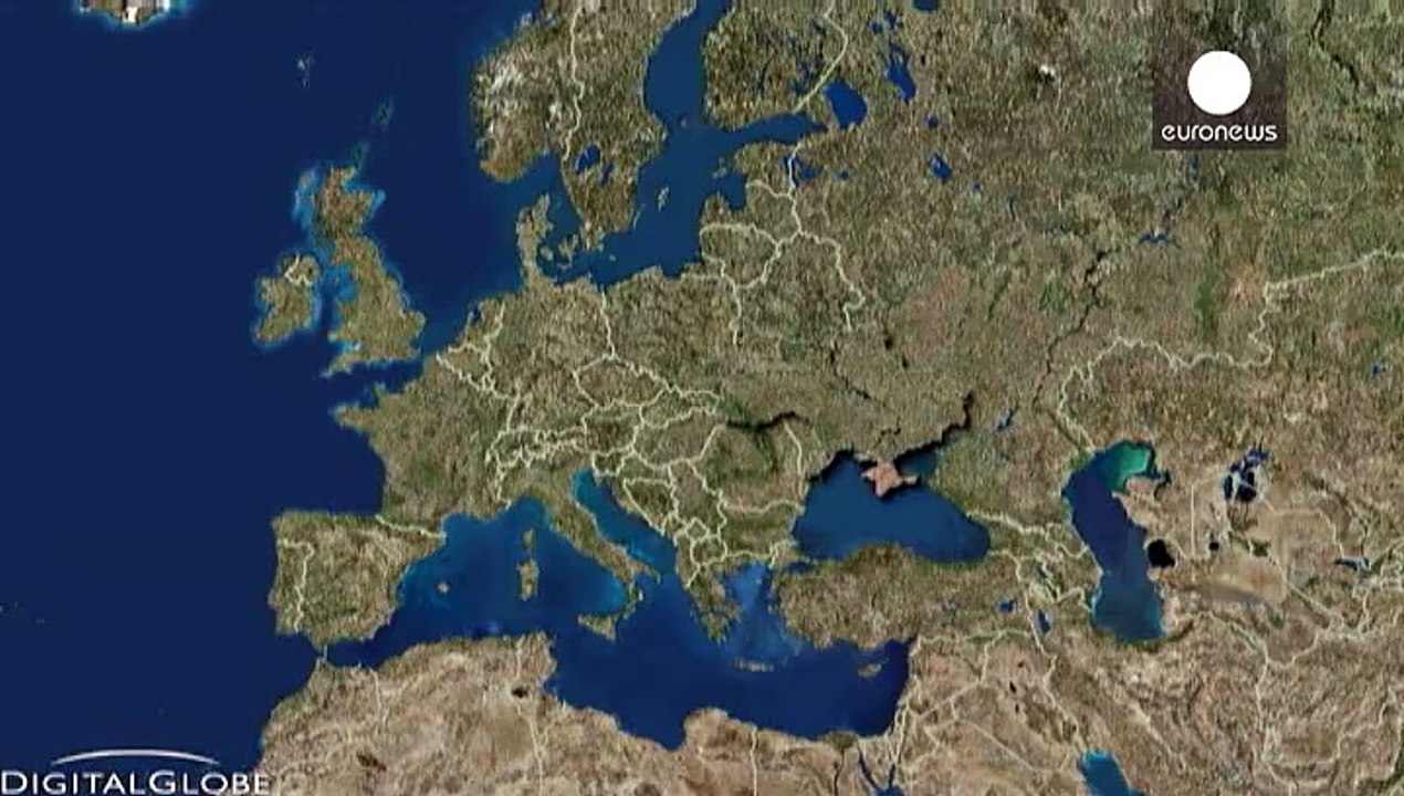 Euronews witnesses damage in  government-held city under rebel fire in Luhansk