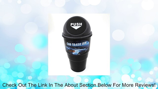 Car Auto Trash Garbage Can Automotive Waste Storage (Grey) Review