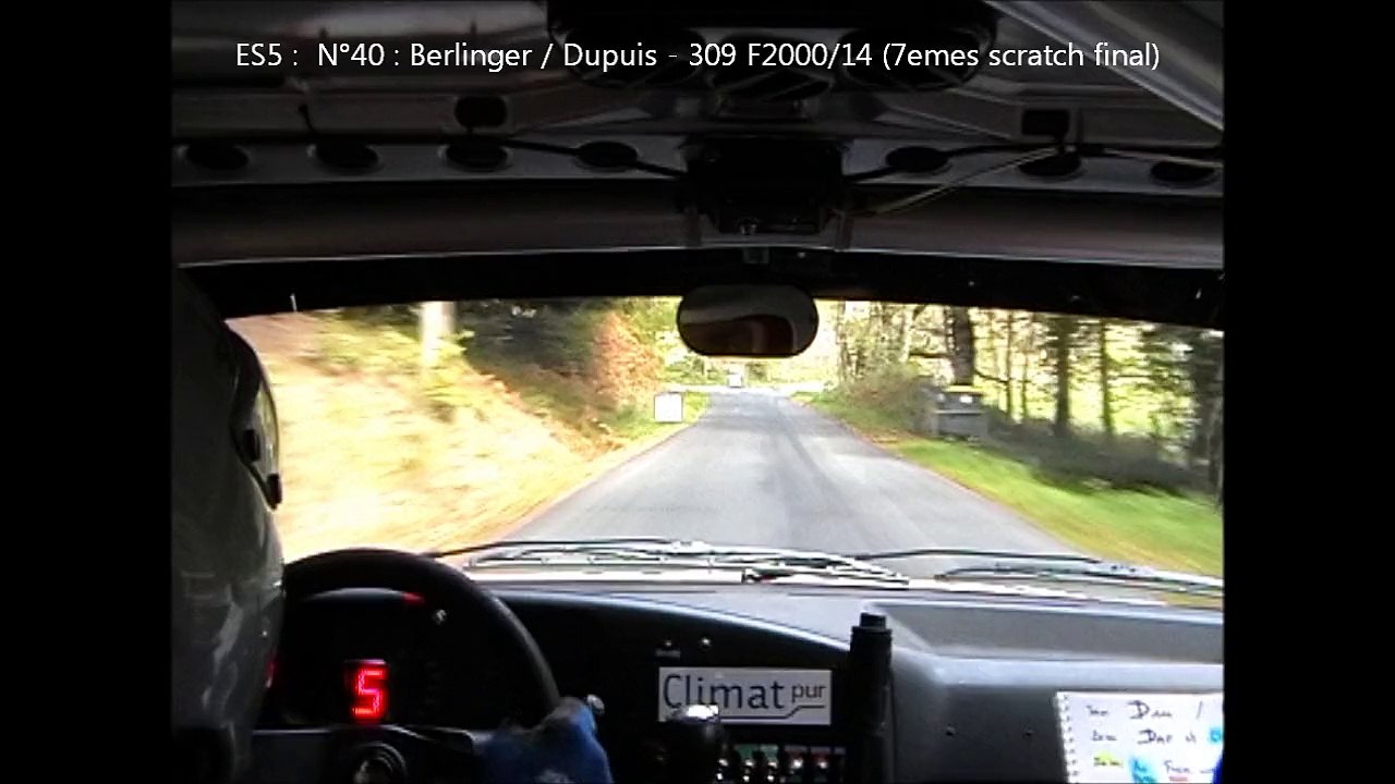 ES5 Rallye des Monts Dôme 2014