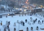 Time-Lapse of NYC Snowstorm