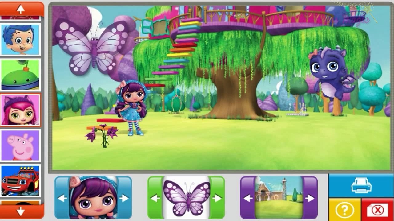 Little Charmers Sticker Picture (Nickelodeon Full Cartoon Game For Toddlers)