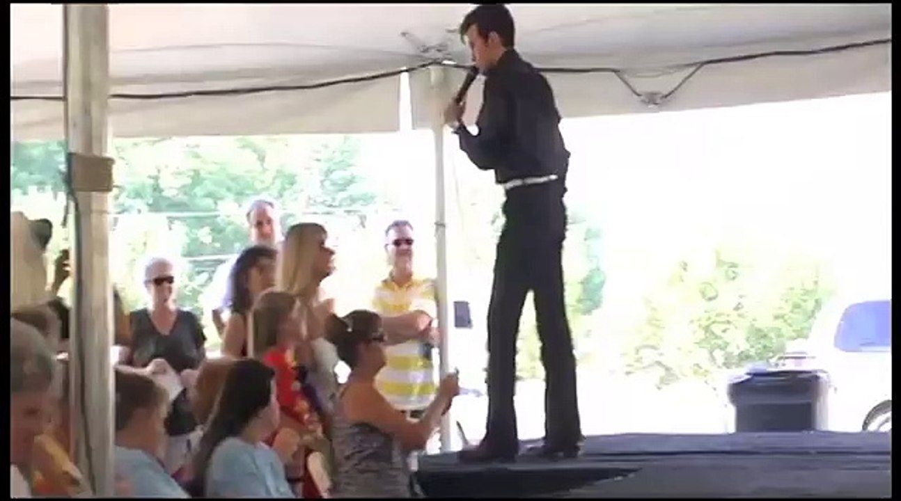 Kavan Hashemian sings What Every Woman Lives at Elvis Week 2011 video