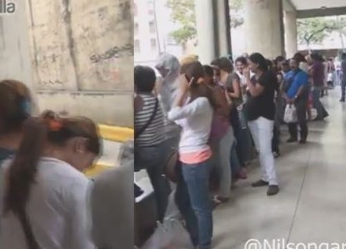 Venezolanos indignados por las colas: Nadie me está pagando