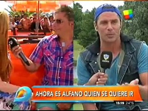 Escandaloso cruce entre Graciela Alfano y Matías Alé