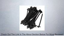 50Pcs 159mm Long Black Nylon Dome Push Mount Cable Tie Auto Parts Review