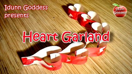 DIY Heart Garland - How To Make A Heart Garland