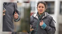 Nikki Reed Flashes Her New Engagement Ring While Jogging