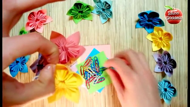How to Make a Kusudama - Japanese Flower Ball made of paper flowers