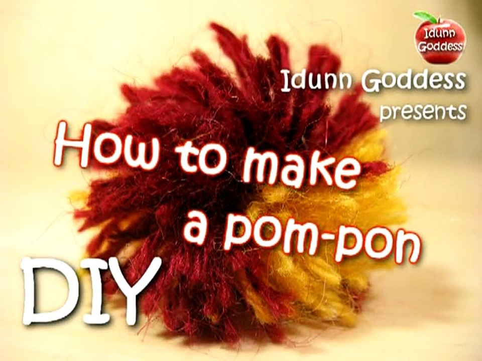 How To Make Pom-Pon (Pompom and Pom-Pom) - Easy and Fast Way