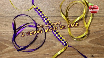 Ribbon Bracelet Loopy - How To Make a Ribbon Bracelet