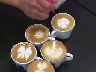 Amazing Coffee Art - How To Make Coffee With Different Style