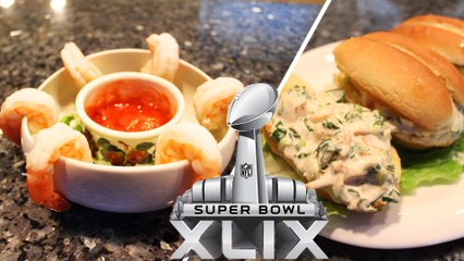 Super Bowl Snack Ideas: Lobster Rolls and Shrimp Cocktail