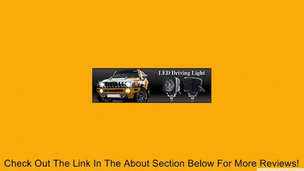 XCSOURCE 12W 9-30V 30 Degree 1800 Lumen LED Spotlight Lamp Work Light for Working / Driving / Fog, Off Road Spotlight-Jeep Cabin, Boat, SUV, Truck, Car, ATVs Fishing Driving Light Waterproof Round Car Lamp IP67 LD327A Review
