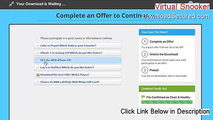 Virtual Snooker Download Free - Legit Download 2015