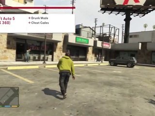 GTA V "Drunk Mode" Cheat - For Xbox and PS3