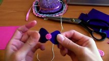 ベビースリーピンの作り方 how to make a baby hair bows