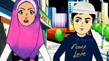 Removing Stones is a charity - Islamic Cartoons by MoralVision