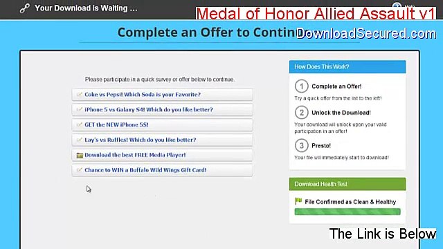 Medal of Honor Allied Assault v1.11 patch Cracked [medal of honor allied assault v1.0 crack]