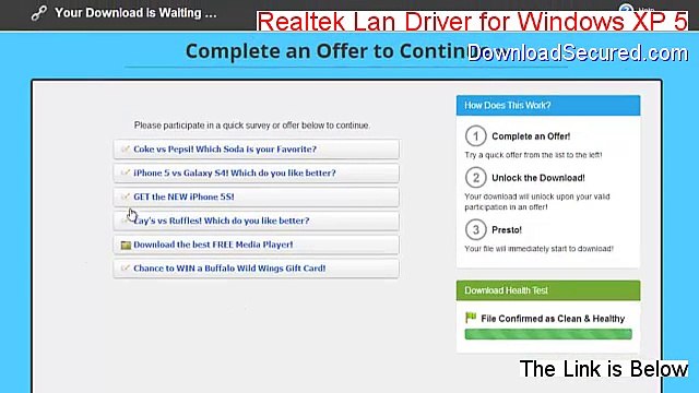 Realtek Lan Driver for Windows XP 5.611.1231.2003.zip Crack [Free of Risk Download]