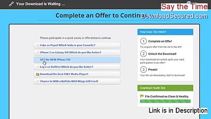 Say the Time Serial [Free of Risk Download]