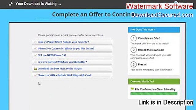 Watermark Software Key Gen (Free of Risk Download)