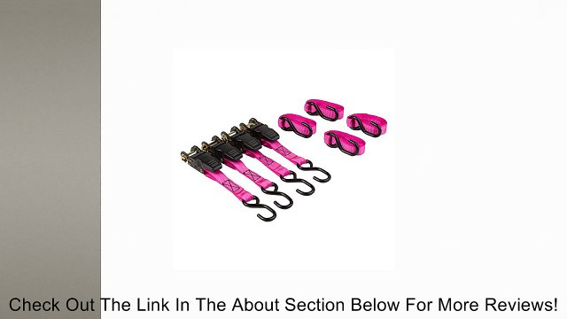 The Original Pink Box PB4STRAP Ratcheting Straps, Pink, 4-Piece Review