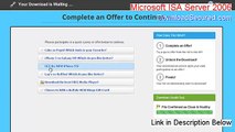 Microsoft ISA Server 2006 Free Download (Instant Download 2015)