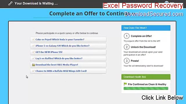 Excel Password Recovery Download (Legit Download 2015)