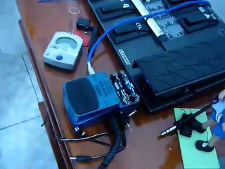 BEHRINGER RV600 COM BOSS GT8 E GUITARRA IBANEZ