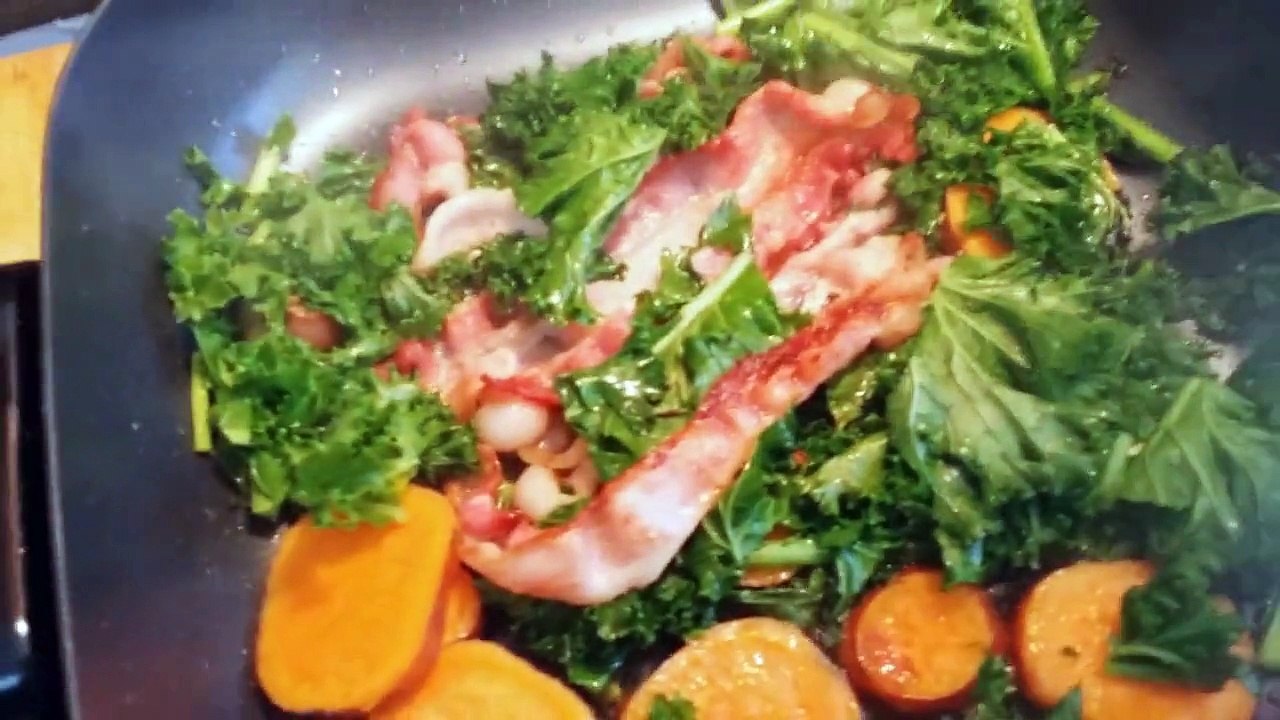 Bacon Fried Kale