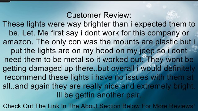 Rambowill 2Pcs 4 18W CREE LED Work Light bar Flood beam 60 degree waterproof for Off-road Truck Car ATV SUV Jeep Boat 4WD ATV Auxiliary Driving Lamp Review