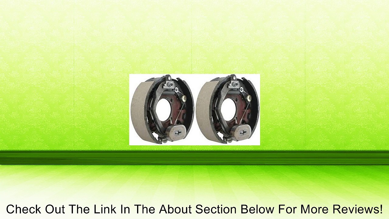 Electronic Trailer Brake Assemblies 10" x 2-1/4" (1 Right + 1 Left) Review