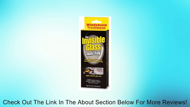 Stoner 91471 Invisible Glass Anti-Fog Windshield Treatment - 3.5 fl. oz. Review