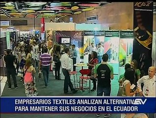 Textileros ecuatorianos buscan alternativas en Colombiatex