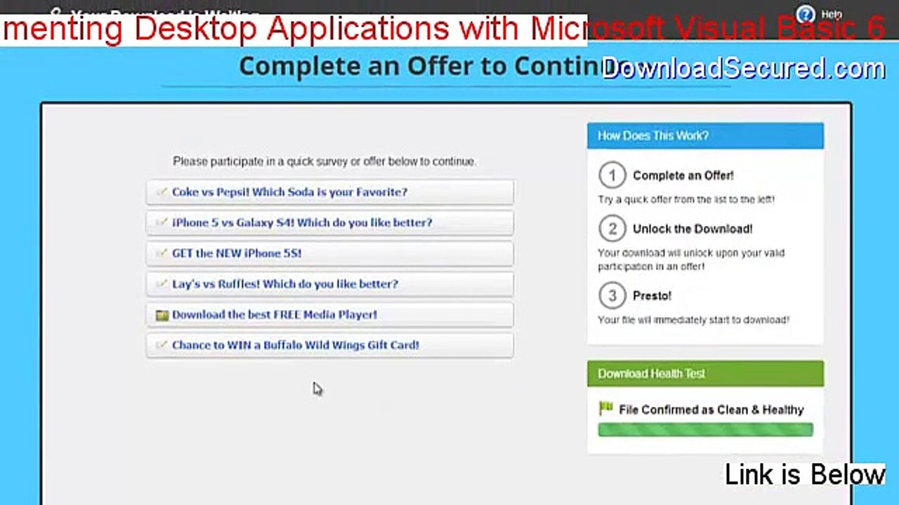 Designing and Implementing Desktop Applications with Microsoft Visual Basic 6.0 Full Download - Download Now (2015)