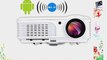 EUG Built-in Android 4.2 Wireless WIFI LCD Projector Support 1080p 2800 Lumens For Home Theater