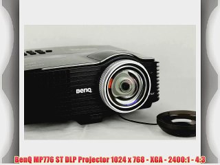 BenQ MP776 ST DLP Projector 1024 x 768 - XGA - 2400:1 - 4:3